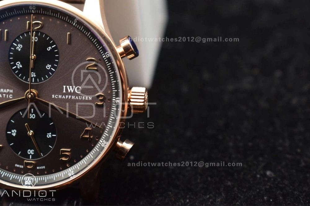 Practical Portuguese Chrono IW371482 ZF 1:1 Best Edition on Black Leather Strap A7750 (Same Thickness as Genuine) 444