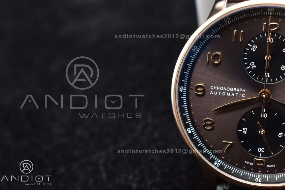 Practical Portuguese Chrono IW371482 ZF 1:1 Best Edition on Black Leather Strap A7750 (Same Thickness as Genuine) 444