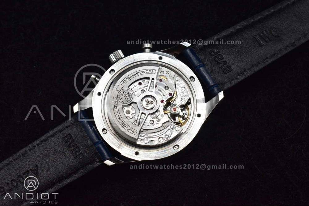 SmartChoice Portuguese Chrono IW371620 ZF 1:1 Best Edition White Blue Dial on Blue Leather Strap A 1019