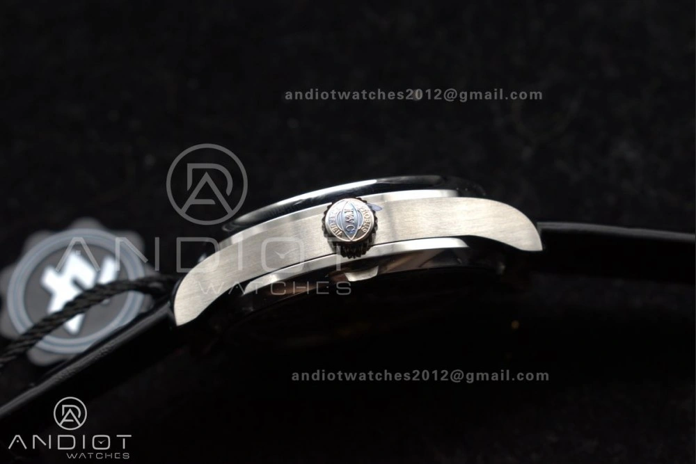 Durable Portuguese Real PR IW500714 ZF 1:1 Best Edition Red Dial on Black Leather Strap A52010 V 1022