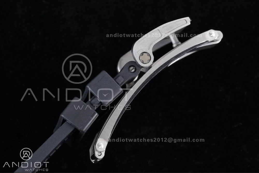Efficient RM055 NTPT APSF 1:1 Best Edition RG Inner Bezel Black Crown On Black Rubber Strap RMUL2 Super Clone 1243