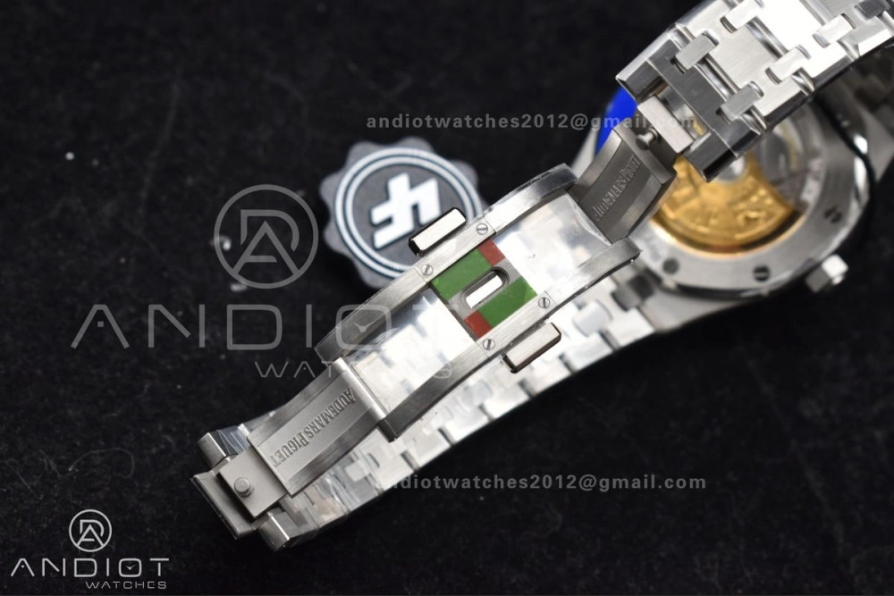 Royal Oak 37mm 15450 SS ZF 1:1 Best Edition Gray Textured Dial on SS Bracelet SA3120 Super Clone MultiPurpose 1030