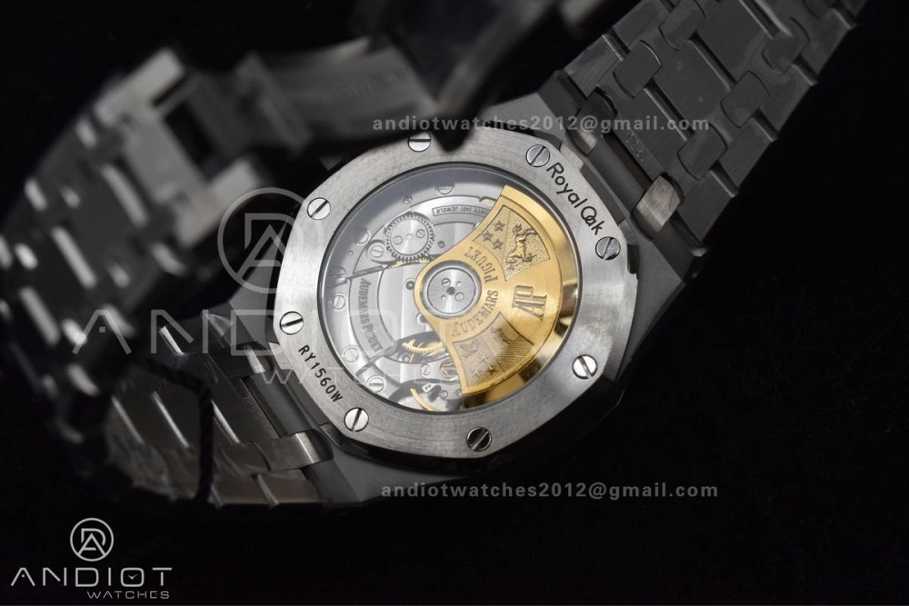 Royal Oak 37mm 15450 SS ZF 1:1 Best Edition Gray Textured Dial on SS Bracelet SA3120 Super Clone MultiPurpose 1030