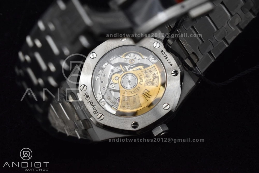 Royal Oak 37mm 15450 SS ZF 1:1 Best Edition Gray Textured Dial on SS Bracelet SA3120 Super Clone MultiPurpose 1030