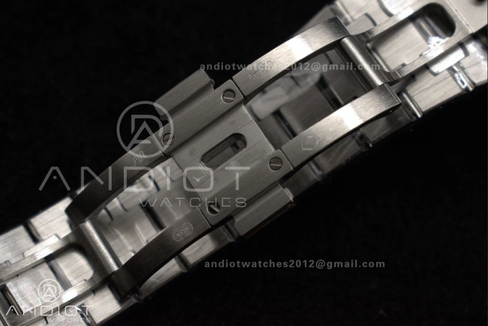 Tailored Royal Oak 37mm 15454 Frosted SS APSF 1:1 Best Edition Grey Textured Dial on SS Bracelet SA3120 Super Clone 100