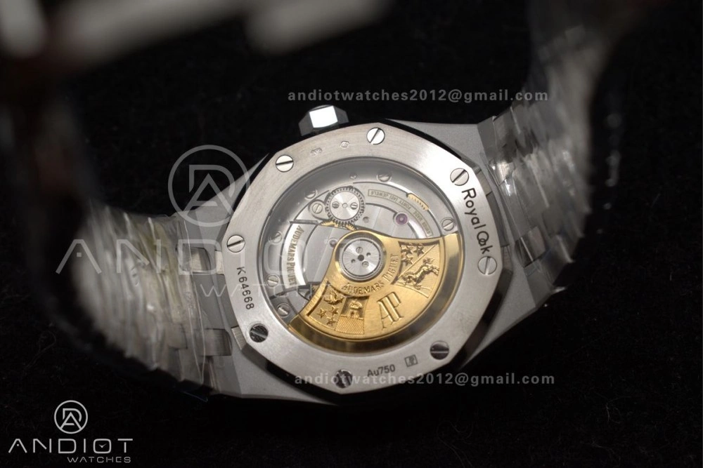 Tailored Royal Oak 37mm 15454 Frosted SS APSF 1:1 Best Edition Grey Textured Dial on SS Bracelet SA3120 Super Clone 100