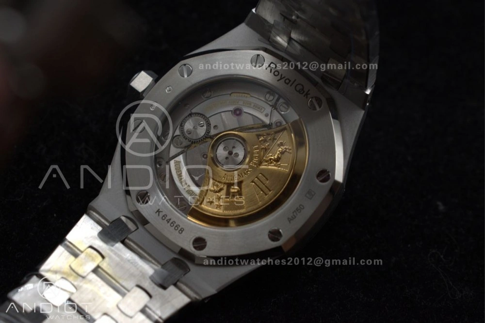 Tailored Royal Oak 37mm 15454 Frosted SS APSF 1:1 Best Edition Grey Textured Dial on SS Bracelet SA3120 Super Clone 100