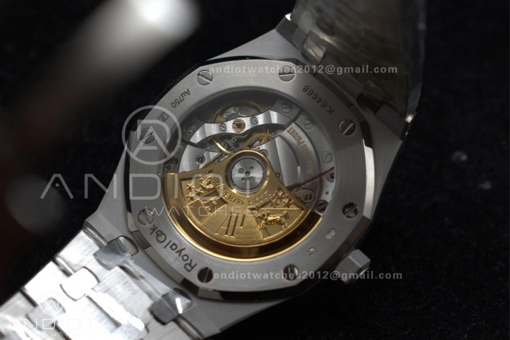 Tailored Royal Oak 37mm 15454 Frosted SS APSF 1:1 Best Edition Grey Textured Dial on SS Bracelet SA3120 Super Clone 100