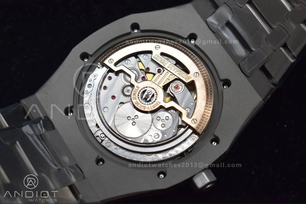 Efficient Royal Oak 39mm 15202 SS ZF 1:1 Best Edition Blue Textured Dial on SS Bracelet A 111