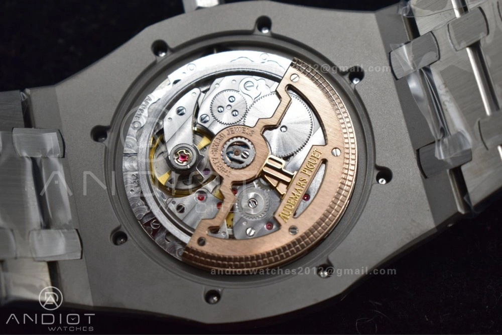Efficient Royal Oak 39mm 15202 SS ZF 1:1 Best Edition Blue Textured Dial on SS Bracelet A 111
