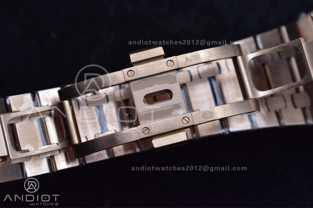 ZeroBulk Royal Oak 41mm 15400 RG APSF 1:1 Best Edition Blue Textured Dial on RG Bracelet SA3120 Super Clone V 126