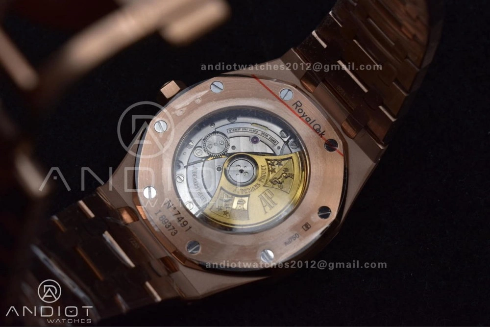 ZeroBulk Royal Oak 41mm 15400 RG APSF 1:1 Best Edition Blue Textured Dial on RG Bracelet SA3120 Super Clone V 126