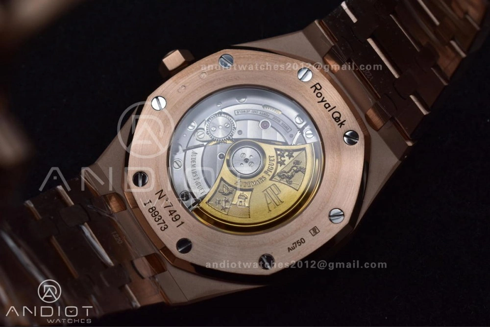 ZeroBulk Royal Oak 41mm 15400 RG APSF 1:1 Best Edition Blue Textured Dial on RG Bracelet SA3120 Super Clone V 126
