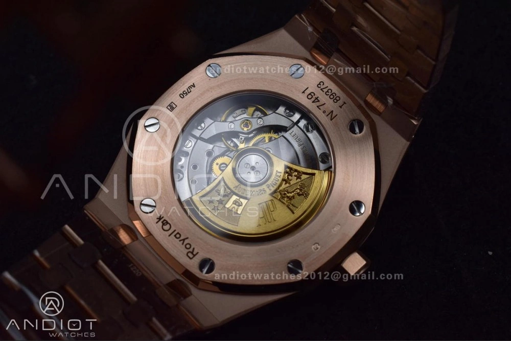 ZeroBulk Royal Oak 41mm 15400 RG APSF 1:1 Best Edition Blue Textured Dial on RG Bracelet SA3120 Super Clone V 126