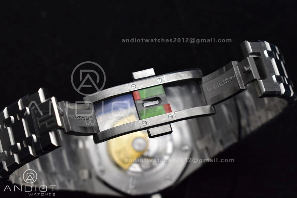 Royal Oak 41mm 15400 SS ZF 1:1 Best Edition Black Textured Dial on SS Bracelet A Thermal 137