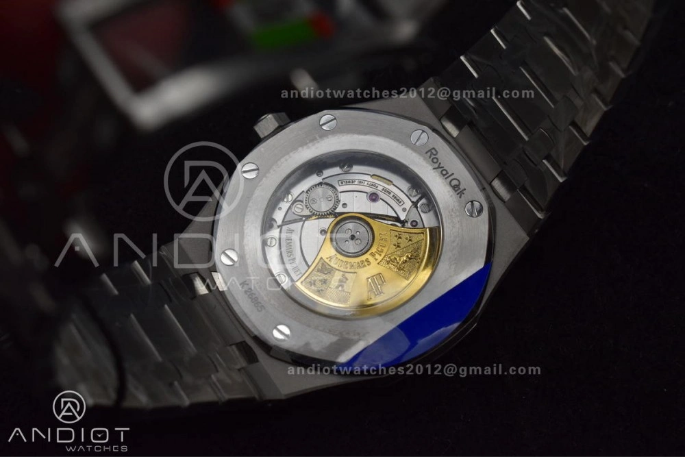 Breathable Royal Oak 41mm 15400 SS ZF 1:1 Best Edition Blue Textured Dial on SS Bracelet A 134