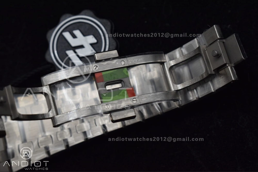 Royal Oak 41mm 15400 SS ZF 1:1 Best Edition Frosted Case Blue Textured Dial on SS Bracelet A Unisex 128