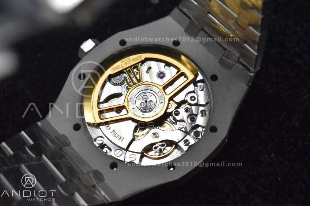 Lightweight Royal Oak 41mm 15500 SS APSF 1:1 Best Edition Blue Textured Dial on SS Bracelet A4302 Super Clone 445