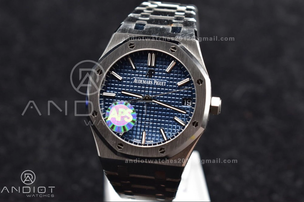 UrbanStyle Royal Oak 41mm 15500 SS APSF 1:1 Best Edition Blue Textured Dial on SS Bracelet A4302 Super Clone 104