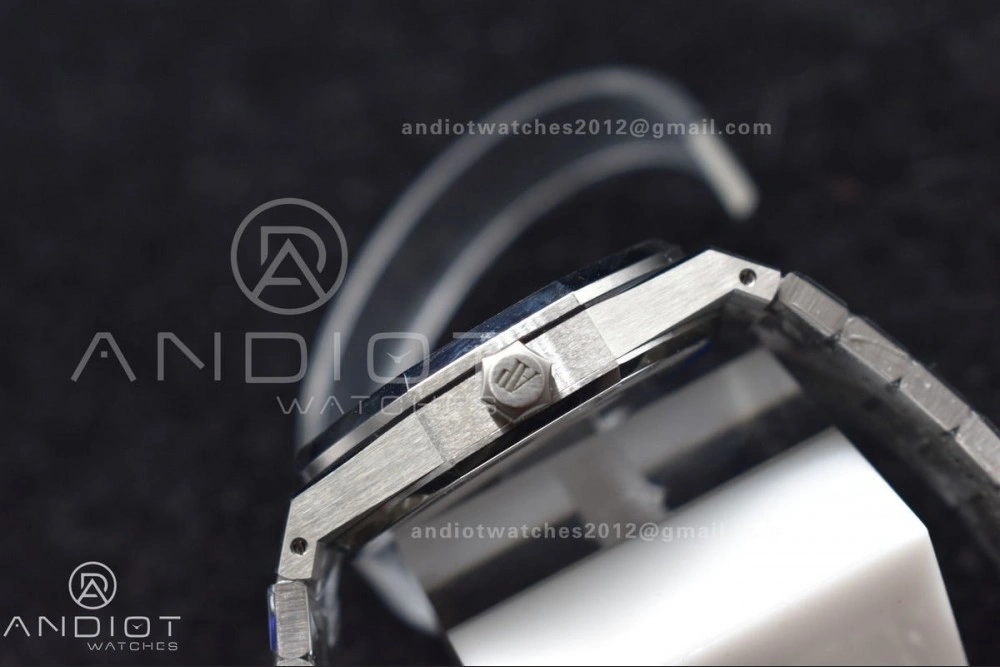 Royal Oak 41mm 15500 SS APSF 1:1 Best Edition White Textured Dial on SS Bracelet A4302 Super Clone Affordable 449