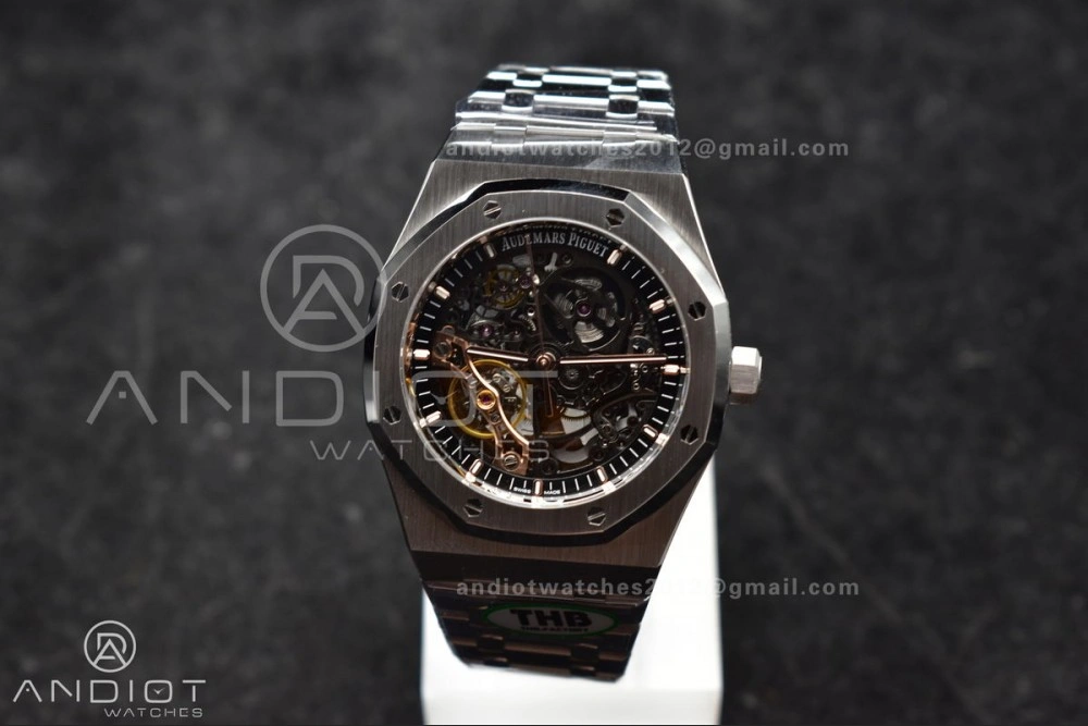 UrbanChic Royal Oak 41mm Open worked 15407 SS THBF 1:1 Best Edition on SS Bracelet SA 144
