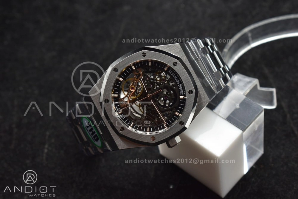 UrbanChic Royal Oak 41mm Open worked 15407 SS THBF 1:1 Best Edition on SS Bracelet SA 144