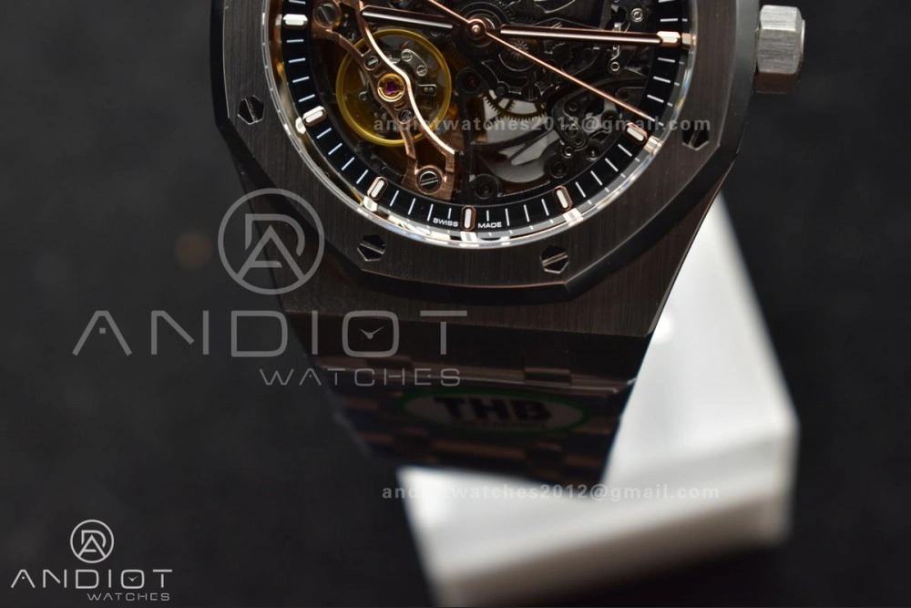 UrbanChic Royal Oak 41mm Open worked 15407 SS THBF 1:1 Best Edition on SS Bracelet SA 144