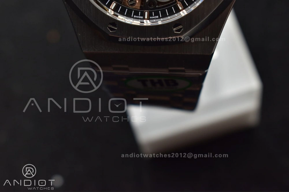 UrbanChic Royal Oak 41mm Open worked 15407 SS THBF 1:1 Best Edition on SS Bracelet SA 144