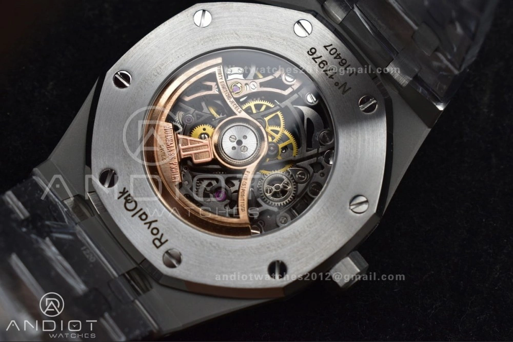 UrbanChic Royal Oak 41mm Open worked 15407 SS THBF 1:1 Best Edition on SS Bracelet SA 144