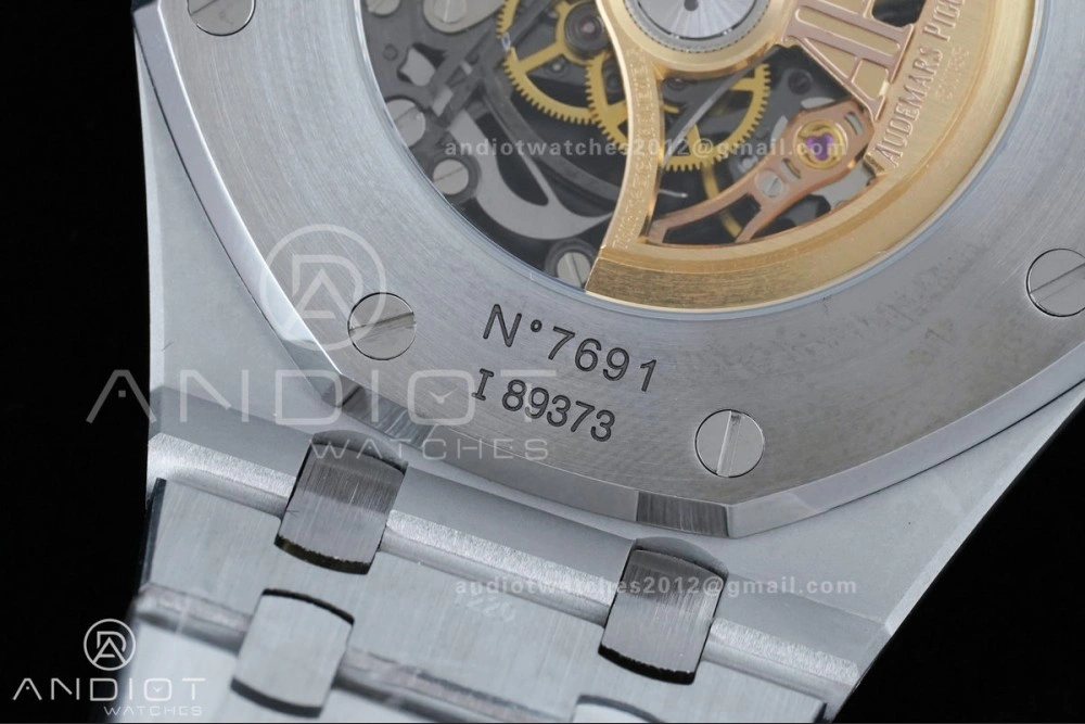 Royal Oak 41mm Openworked 15407 SS Frosted THBF 1:1 Best Edition on SS Bracelet SA3132 V ModernLook 138