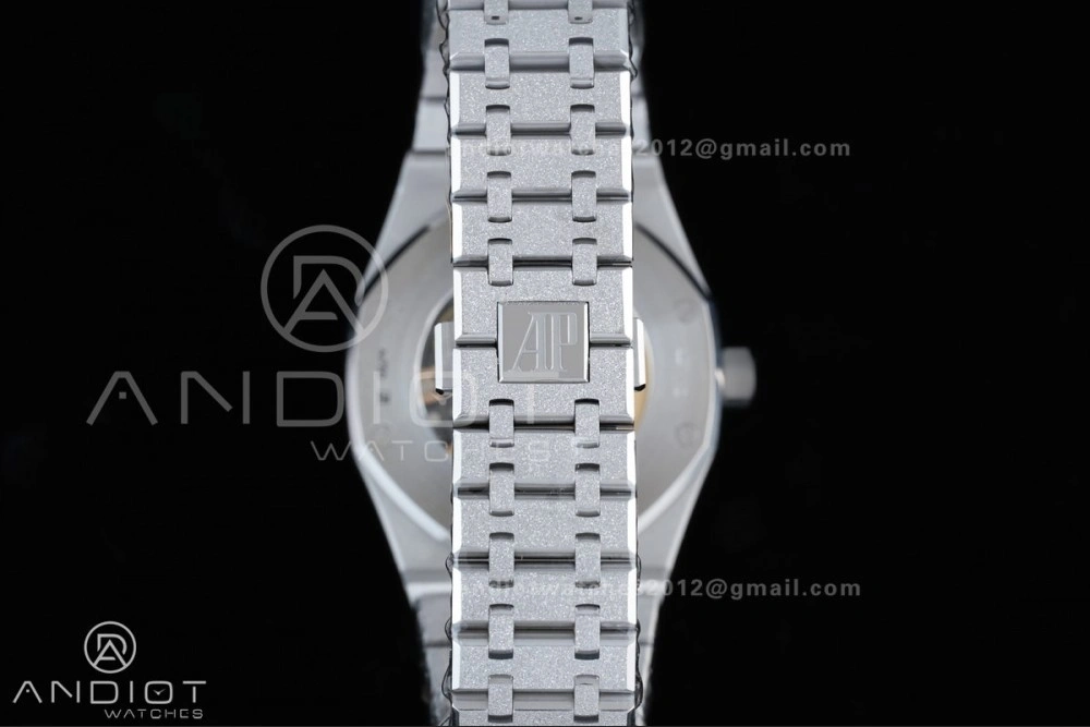 Royal Oak 41mm Openworked 15407 SS Frosted THBF 1:1 Best Edition on SS Bracelet SA3132 V ModernLook 138