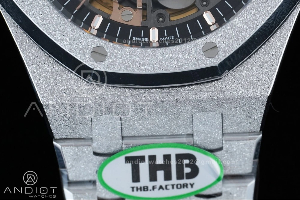 Royal Oak 41mm Openworked 15407 SS Frosted THBF 1:1 Best Edition on SS Bracelet SA3132 V ModernLook 138