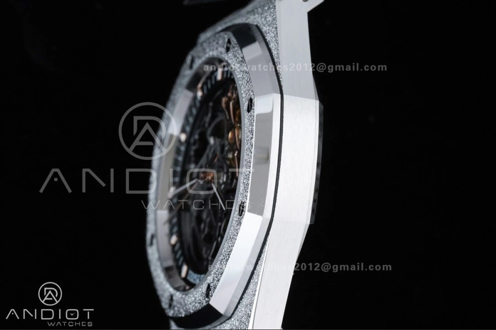 Royal Oak 41mm Openworked 15407 SS Frosted THBF 1:1 Best Edition on SS Bracelet SA3132 V ModernLook 138