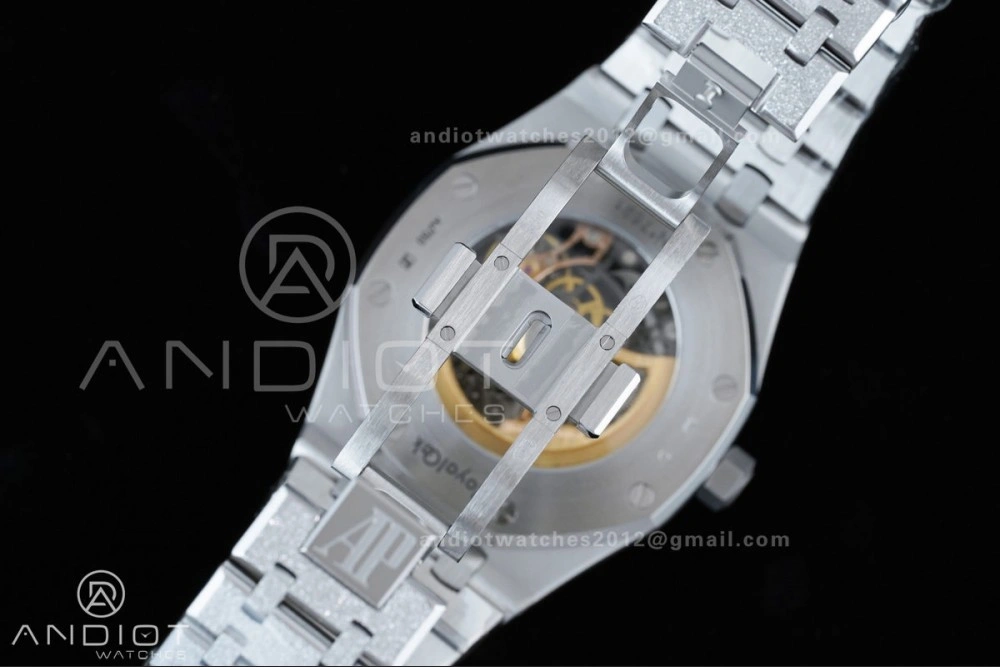Royal Oak 41mm Openworked 15407 SS Frosted THBF 1:1 Best Edition on SS Bracelet SA3132 V ModernLook 138