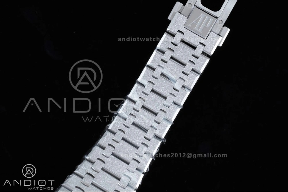 Royal Oak 41mm Openworked 15407 SS Frosted THBF 1:1 Best Edition on SS Bracelet SA3132 V ModernLook 138