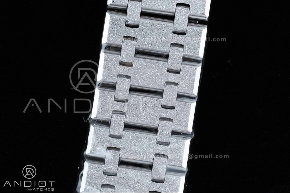 Royal Oak 41mm Openworked 15407 SS Frosted THBF 1:1 Best Edition on SS Bracelet SA3132 V ModernLook 138