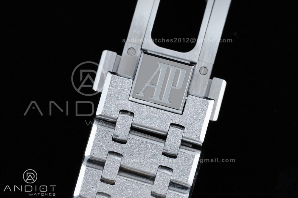 Royal Oak 41mm Openworked 15407 SS Frosted THBF 1:1 Best Edition on SS Bracelet SA3132 V ModernLook 138