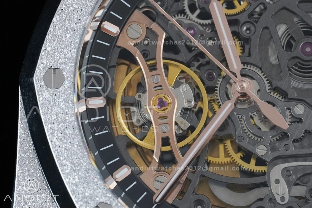 Royal Oak 41mm Openworked 15407 SS Frosted THBF 1:1 Best Edition on SS Bracelet SA3132 V ModernLook 138