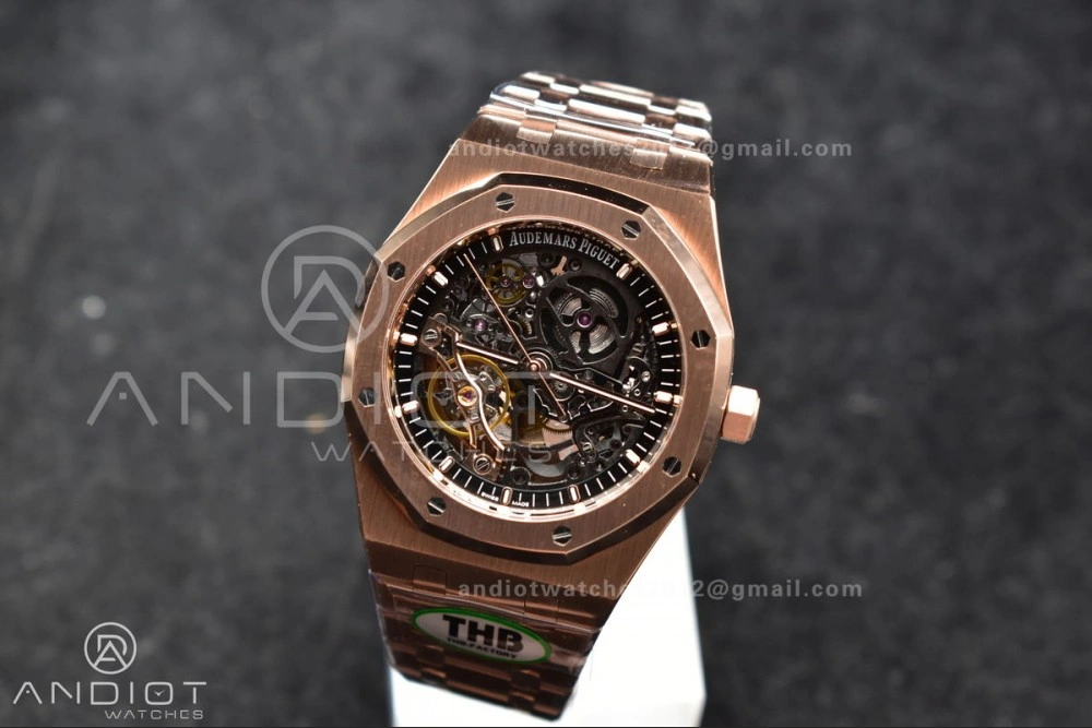 Royal Oak 41mm Openworked 15407OR RG THBF 1:1 Best Edition on RG Bracelet SA AllSeason 135