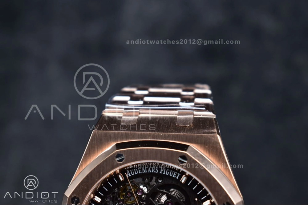Royal Oak 41mm Openworked 15407OR RG THBF 1:1 Best Edition on RG Bracelet SA AllSeason 135