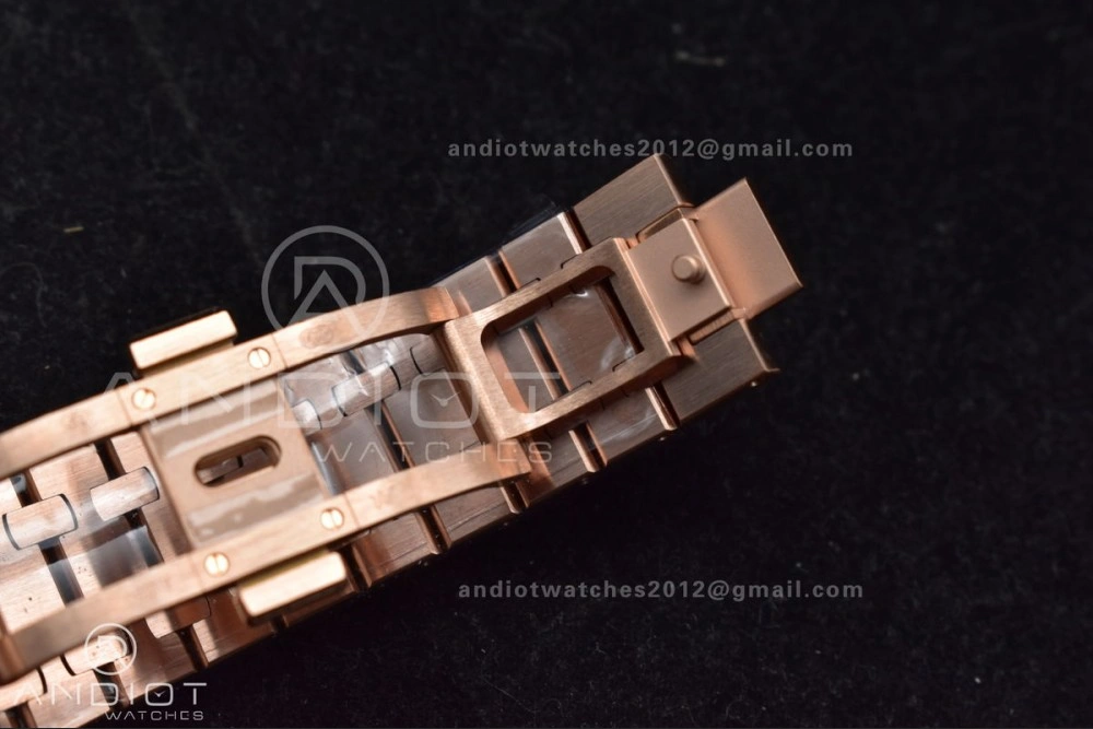 Royal Oak 41mm Openworked 15407OR RG THBF 1:1 Best Edition on RG Bracelet SA AllSeason 135