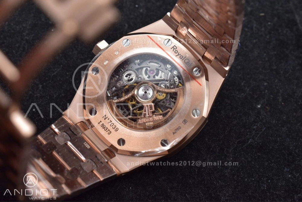 Royal Oak 41mm Openworked 15407OR RG THBF 1:1 Best Edition on RG Bracelet SA AllSeason 135