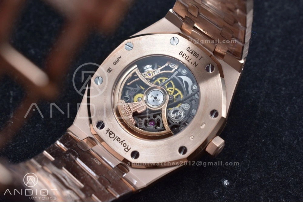 Royal Oak 41mm Openworked 15407OR RG THBF 1:1 Best Edition on RG Bracelet SA AllSeason 135