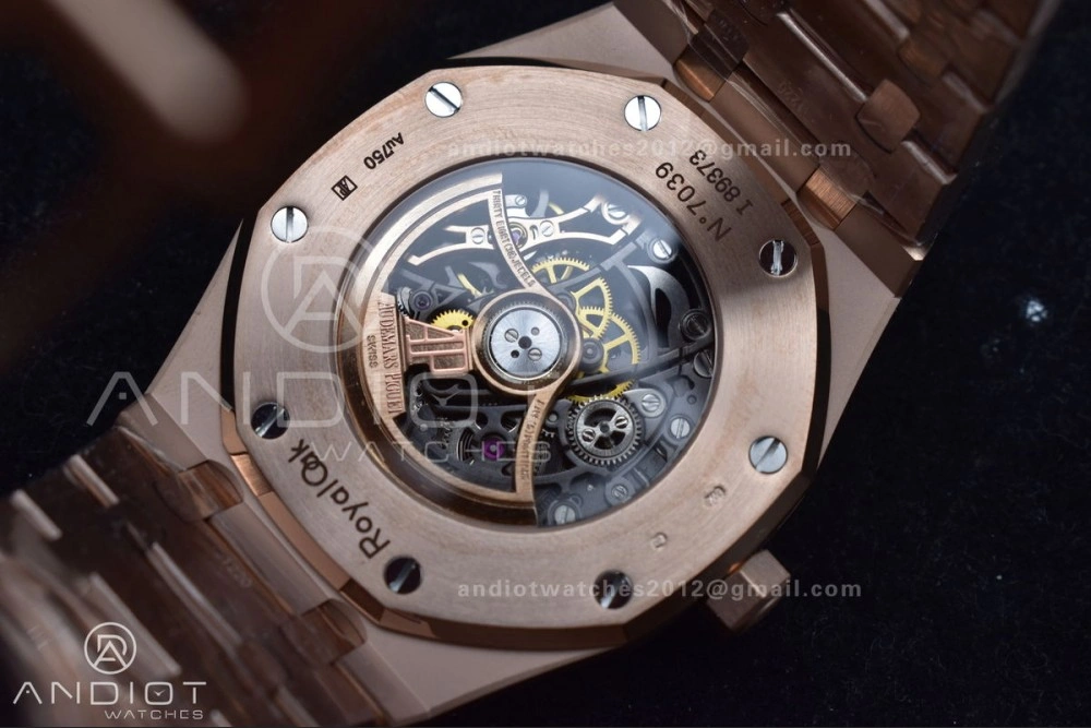 Royal Oak 41mm Openworked 15407OR RG THBF 1:1 Best Edition on RG Bracelet SA AllSeason 135