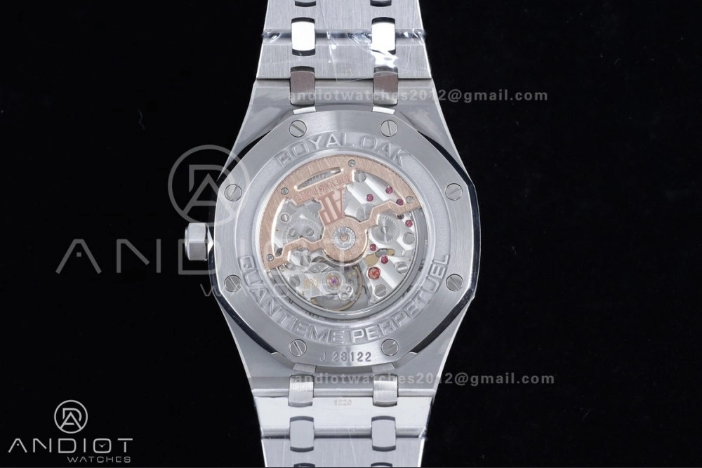 Packable Royal Oak 41mm Perpetual Calendar 26574 SS APSF1:1 Best Edition Iced Blue Dial on SS Bracelet A 139