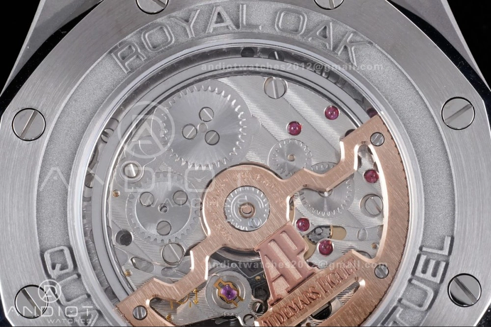 Packable Royal Oak 41mm Perpetual Calendar 26574 SS APSF1:1 Best Edition Iced Blue Dial on SS Bracelet A 139