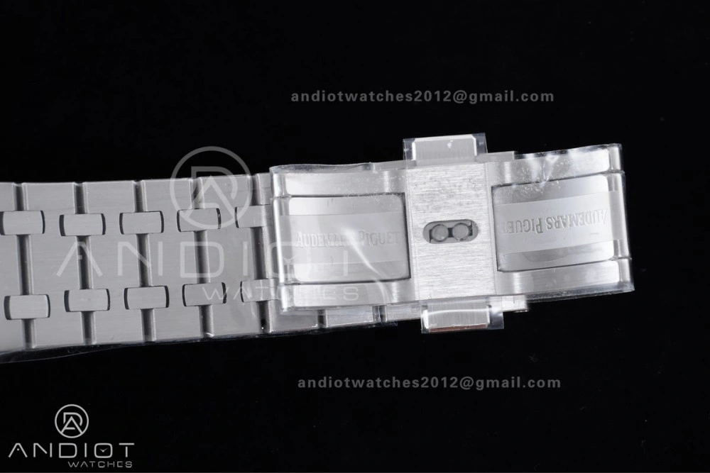 Packable Royal Oak 41mm Perpetual Calendar 26574 SS APSF1:1 Best Edition Iced Blue Dial on SS Bracelet A 139