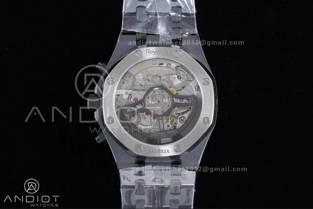 TechFriendly Royal Oak Chrono 26240 Black Ceramic APSF 1:1 Best Edition on Ceramic Bracelet SA4401 Super Clone 149