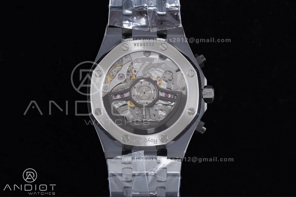 TechFriendly Royal Oak Chrono 26240 Black Ceramic APSF 1:1 Best Edition on Ceramic Bracelet SA4401 Super Clone 149