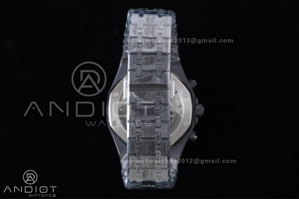 TechFriendly Royal Oak Chrono 26240 Black Ceramic APSF 1:1 Best Edition on Ceramic Bracelet SA4401 Super Clone 149